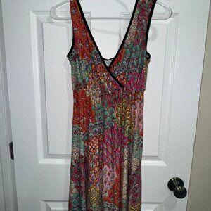 Vintage Mini Multi-Color Dress